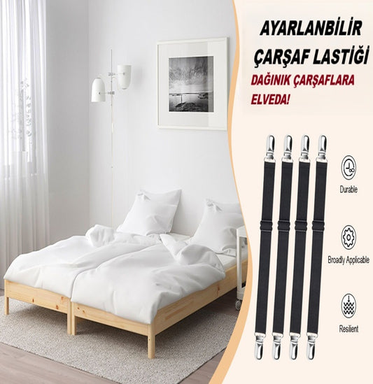 Ayarlanabilir Çarşaf Lastiği, Çarşaf Bağlantı Kayışları, Çarşaf ve Örtü Tutucuları, Örtü Sabitleyici