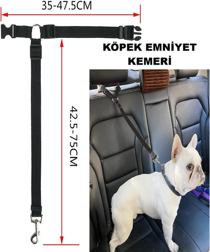 Çok Amaçlı Köpek Emniyet Kemeri, Ayarlanabilir Köpek Araba Tasması, Evcil Hayvan Tasması