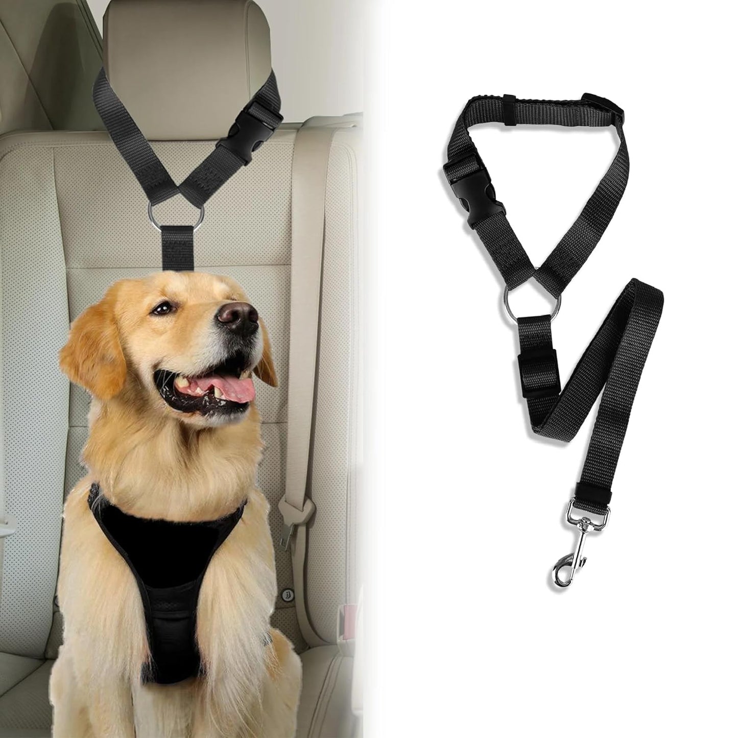 Çok Amaçlı Köpek Emniyet Kemeri, Ayarlanabilir Köpek Araba Tasması, Evcil Hayvan Tasması