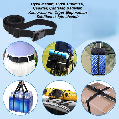 Çok Amaçlı Ayarlanabilir Kayış, Düzenleyici Seyahat Kemeri, Bağlama Kayışı, Outdoor Ekipman