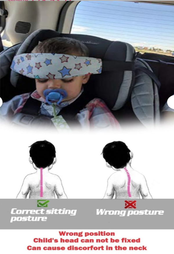 Bebek Puset Baş Desteği, Bebek & Çocuk Seyahat Krem Baş Desteği, Bebek Oto Koltuk Kafa Koruyucu