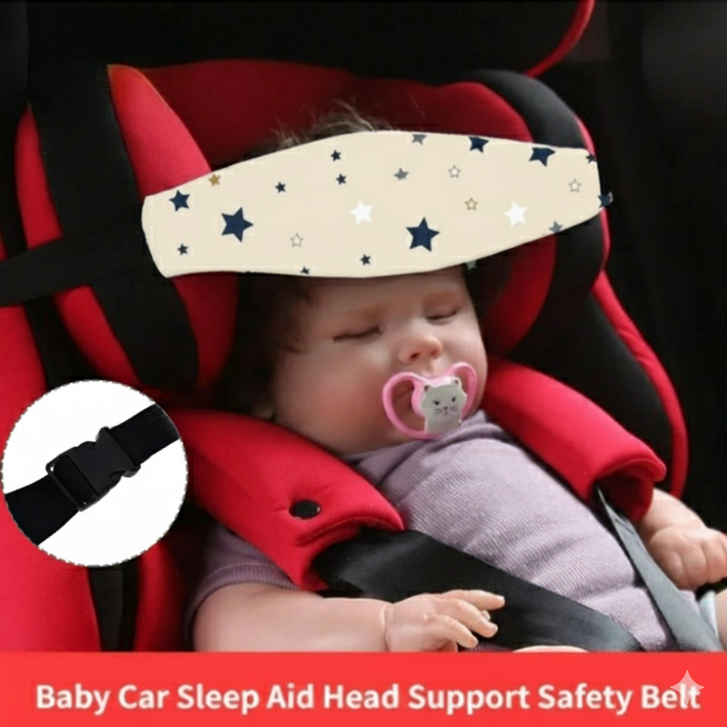 Bebek Puset Baş Desteği, Bebek & Çocuk Seyahat Krem Baş Desteği, Bebek Oto Koltuk Kafa Koruyucu