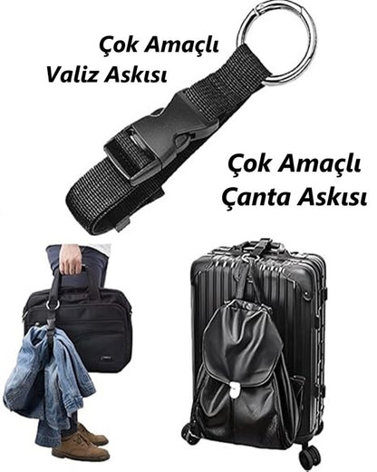 Çok Amaçlı Seyahat Kayışı, Bağaj Kayışı, Valiz Kemeri, Çanta Askısı