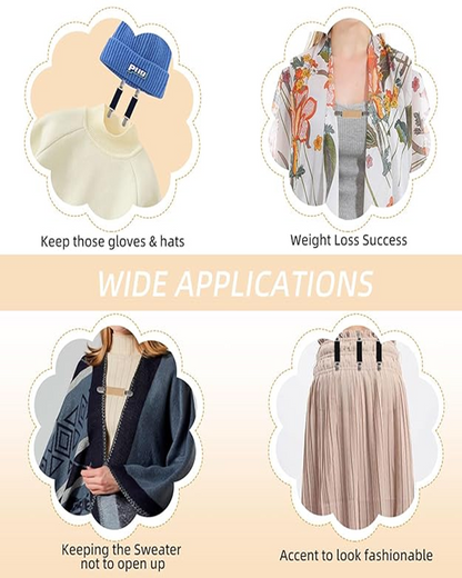 Çok Amaçlı Çanta Askısı, Eller Serbest Çanta Klipsi, Elbise Klipsi, Broş, Çanta ve Elbise Aksesuar