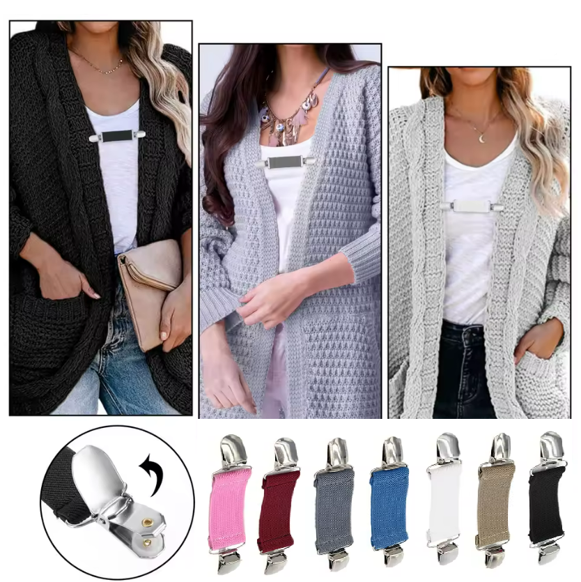 Çok Amaçlı Çanta Askısı, Eller Serbest Çanta Klipsi, Elbise Klipsi, Broş, Çanta ve Elbise Aksesuar