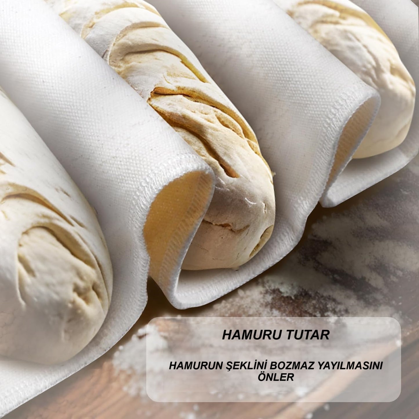 %100 Pamuk Hamur Mayalama Örtüsü, Çok Amaçlı Mutfak Örtüsü