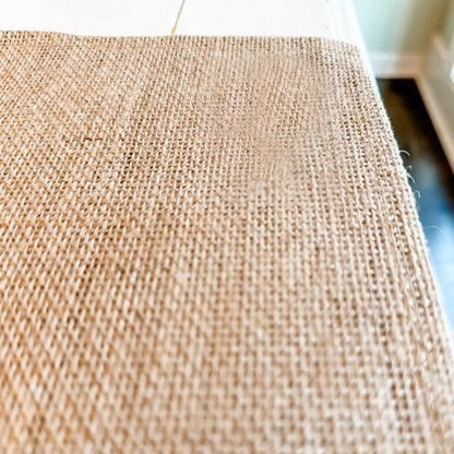 %100 Doğal 2’li Jüt Supla, Dekoratif Hasır Kumaş Amerikan Servis, Otantik Supla