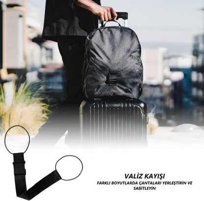 Çok Amaçlı Seyahat Kayışı, Valiz Kemeri, Bagaj Askısı, Valiz Toparlayıcı Organizer