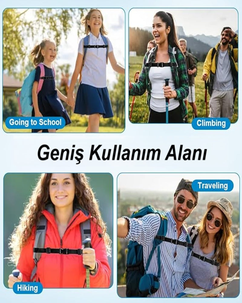 Sırt Çantası Göğüs Kayışı, Okul Çantası Göğüs Kemeri, Sırt Çanta Aksesuar, Çanta Askısı